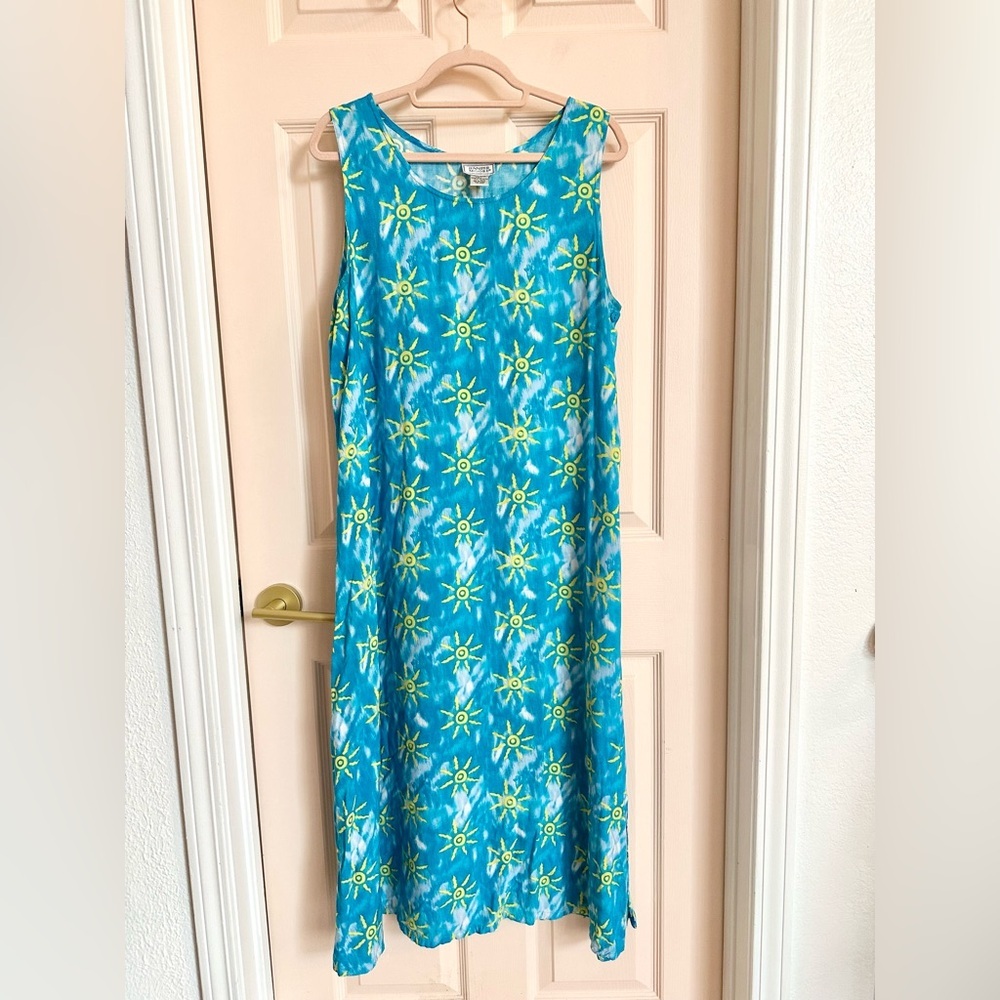 Blue Jennifer Moore maxi dress